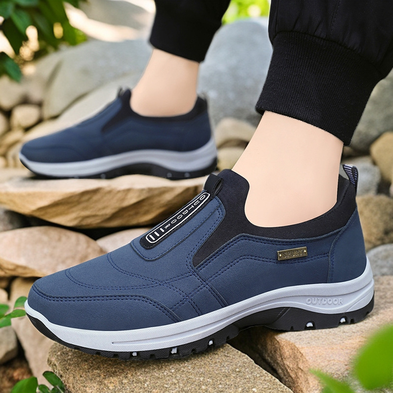 Boat Shoe Leather - Men's Casual Walking Shoes Faux Suede