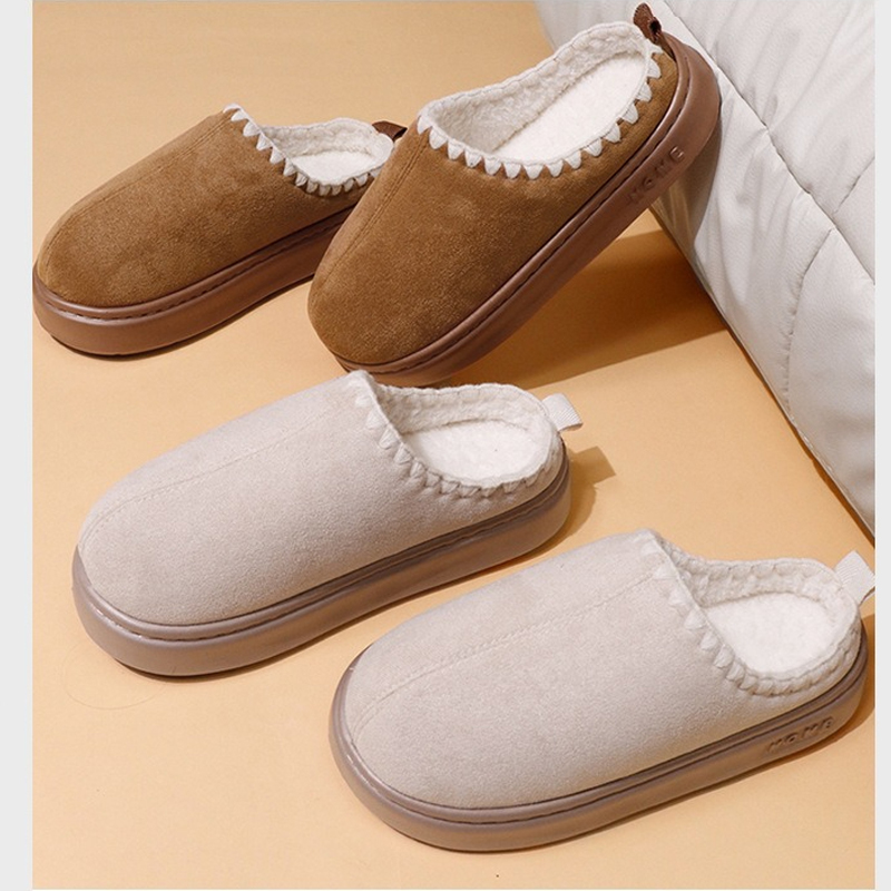 Men'S Shoes Grip - House Slipper Women Winter Warm Fuzzy
