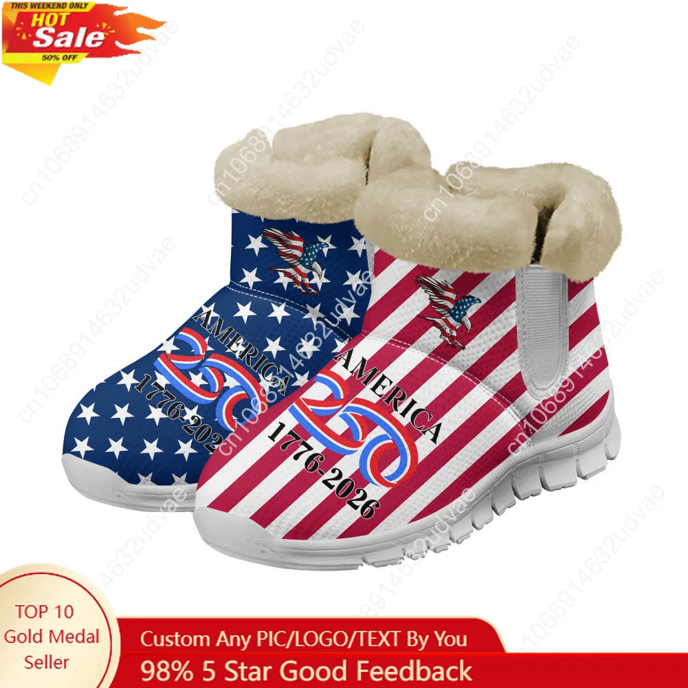 Men'S Shoes Casual Sneakers - America 250th Anniversary 1776-2026 Plush Shoes