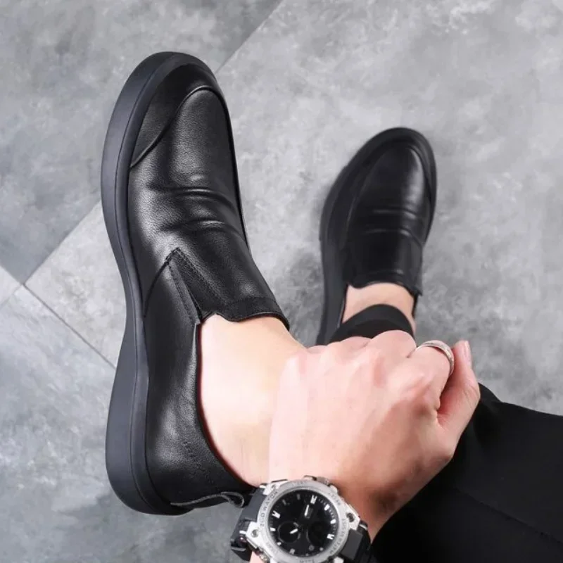 Men Shoes On Clearance - Dress Shoes Man Cowhide Casual Business
