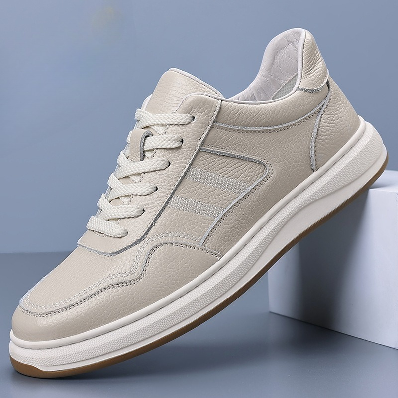 Boat Shoe Leather - Men's Genuine Leather Casual Shoes Premium