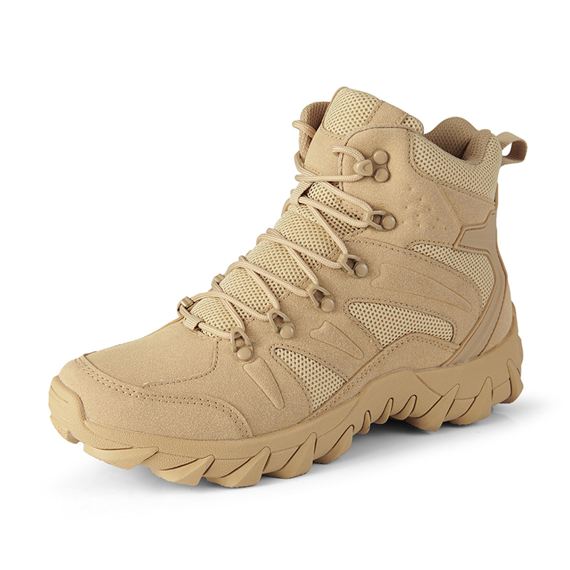 Men'S Shoes No Laces - Men Tactical Boots Male Army Shoes