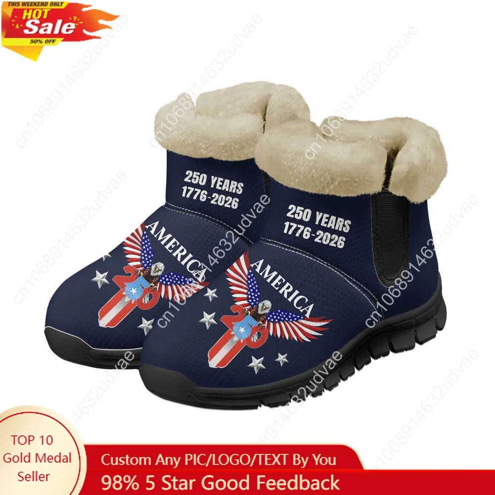 Men'S Shoes Casual Sneakers - America 250th Anniversary 1776-2026 Plush Shoes