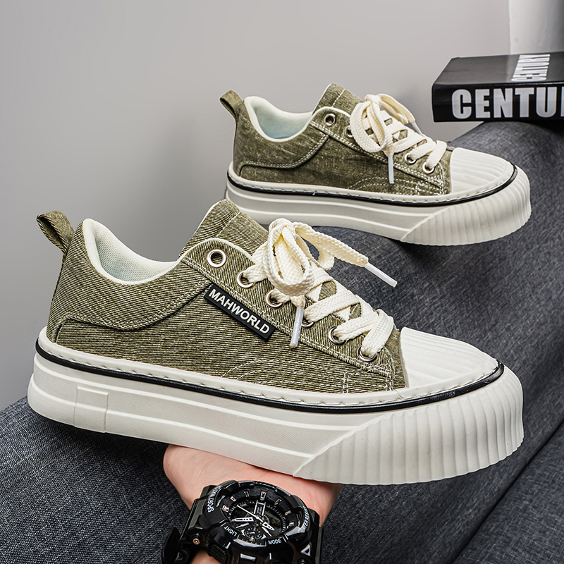 Men'S Shoes Casual Sneakers - Lightweight Breathable Men Shoes New Canvas