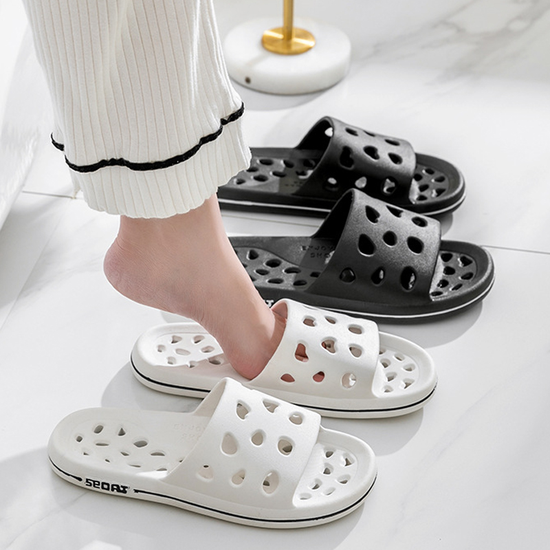 Men'S Shoes Non Slip - House Slipper Woman Cloud Hollow out