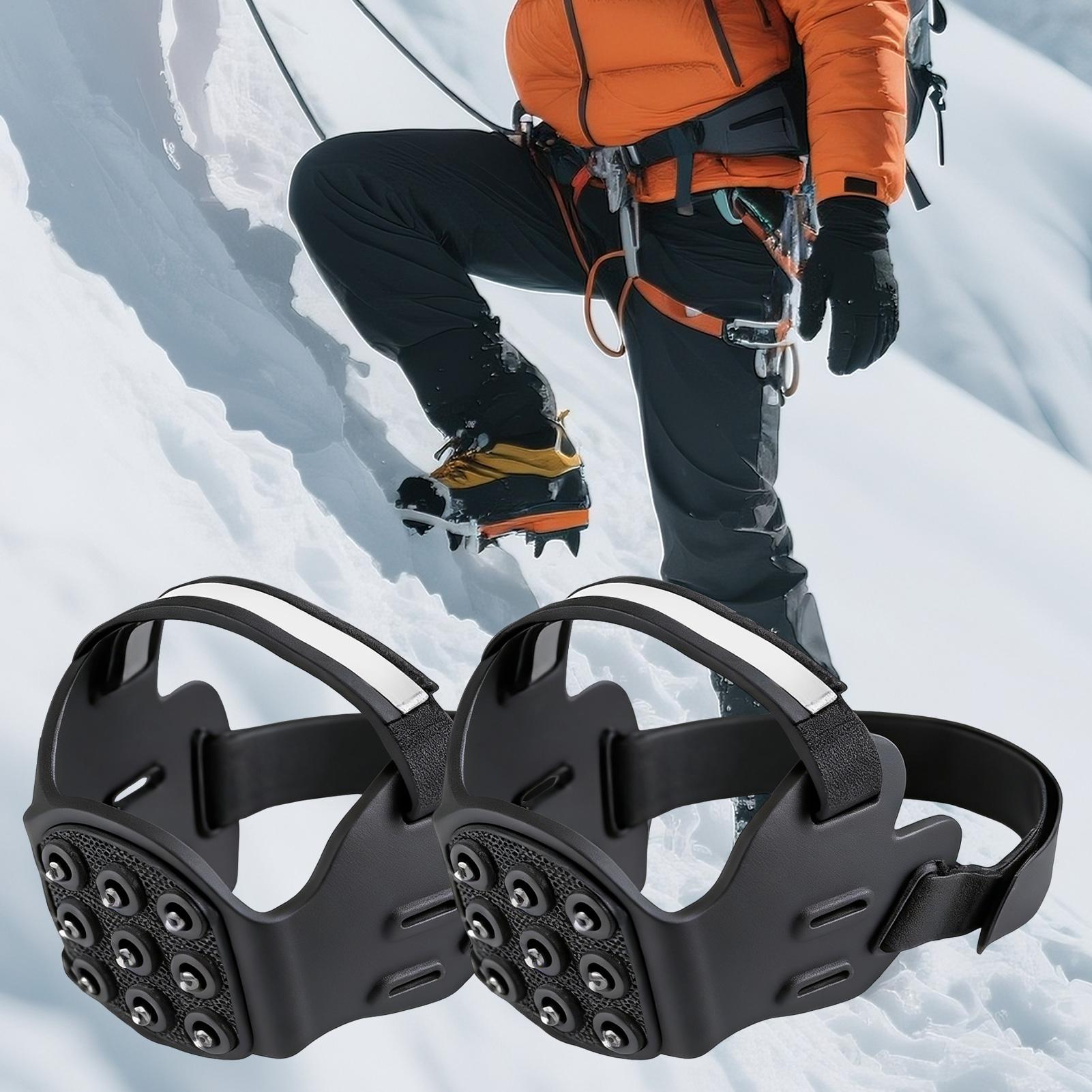 Men'S Shoes Grip - 2pcs Anti-Slip Shoe Spikes 9-Tooth Ice