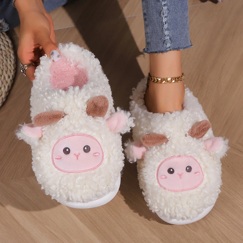 Men Shoes Size - Winter Lovely Little Sheep Slippers For