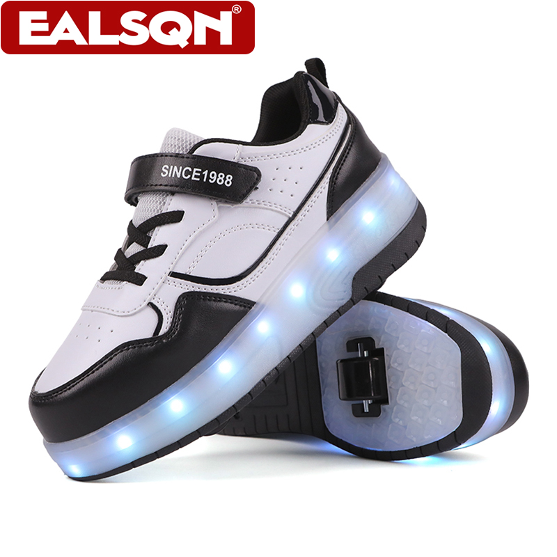 Men Shoes Size - New Children's LED Light Up Roller