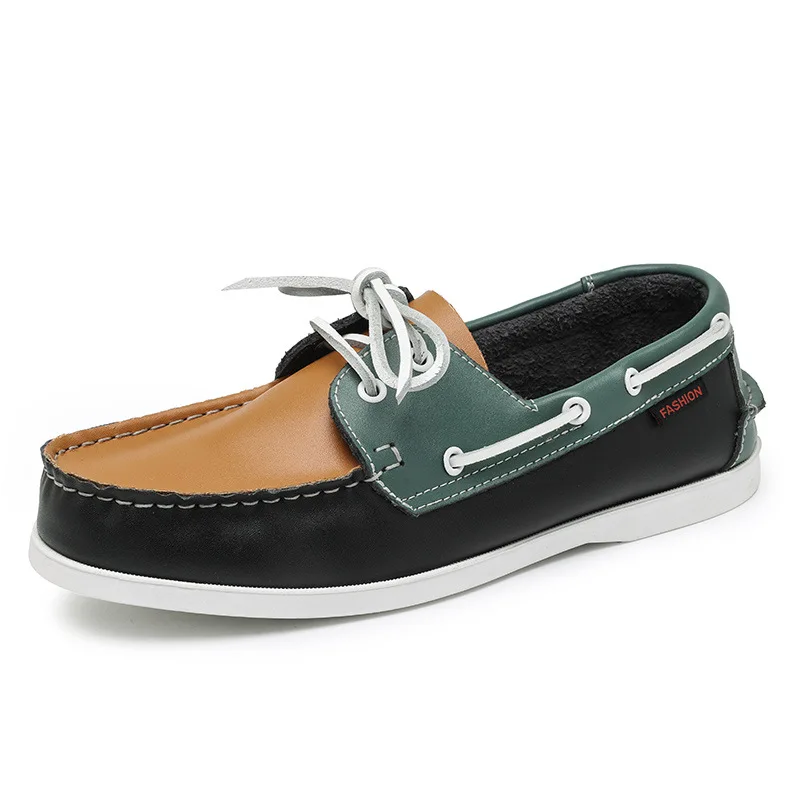 Genuine Leather Loafers Luxury - Boat Shoe Leather 评论和价格