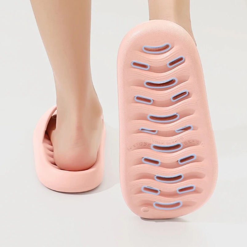 Cloud Slipper Woman Hollow Out - Men'S Shoes Non Slip 评论和价格