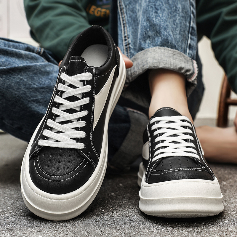 Plain Color Men Low Top Casual - Men'S Shoes Grip 评论和价格