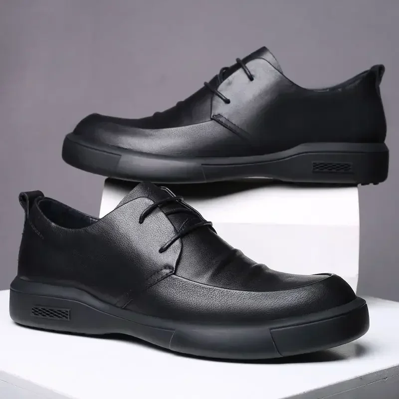 Dress Shoes Man Cowhide Casual - Men Shoes On Clearance 评论和价格