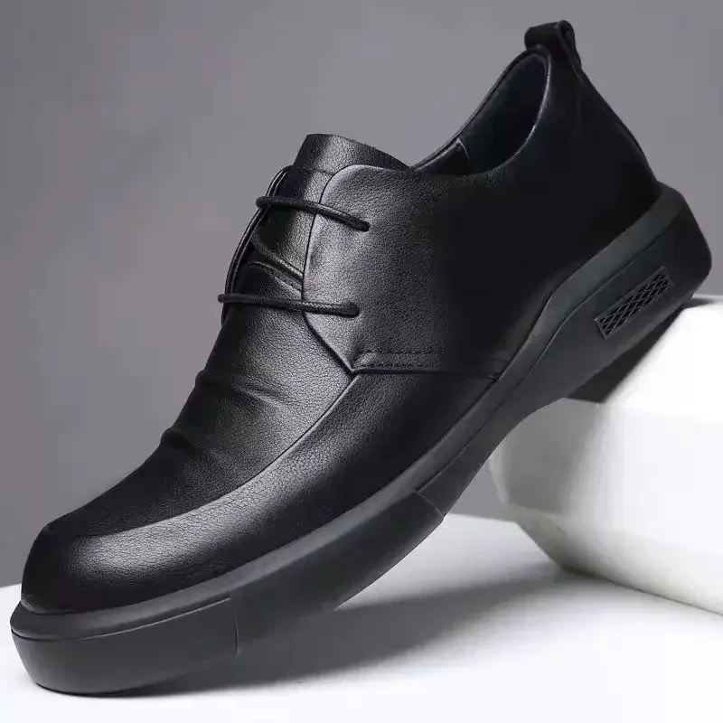 Dress Shoes Man Cowhide Casual - Men Shoes On Clearance 评论和价格