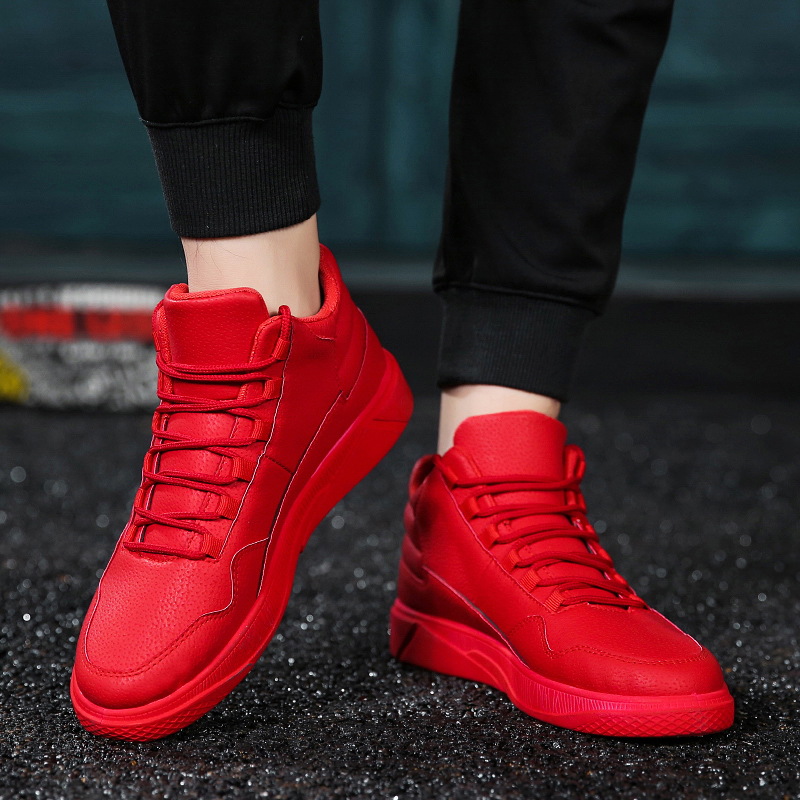 Keep Warm Men's Red High-Top L - Men'S Shoes Grip 评论和价格
