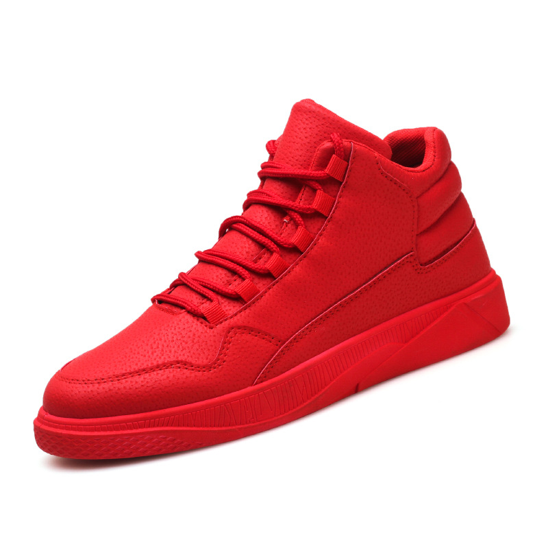 Keep Warm Men's Red High-Top L - Men'S Shoes Grip 评论和价格