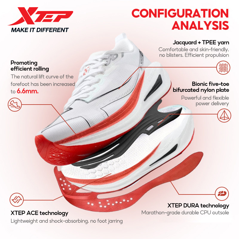 Xtep One Piece Modeling 5.0 Du - Men'S Xtep Shoes 评论和价格