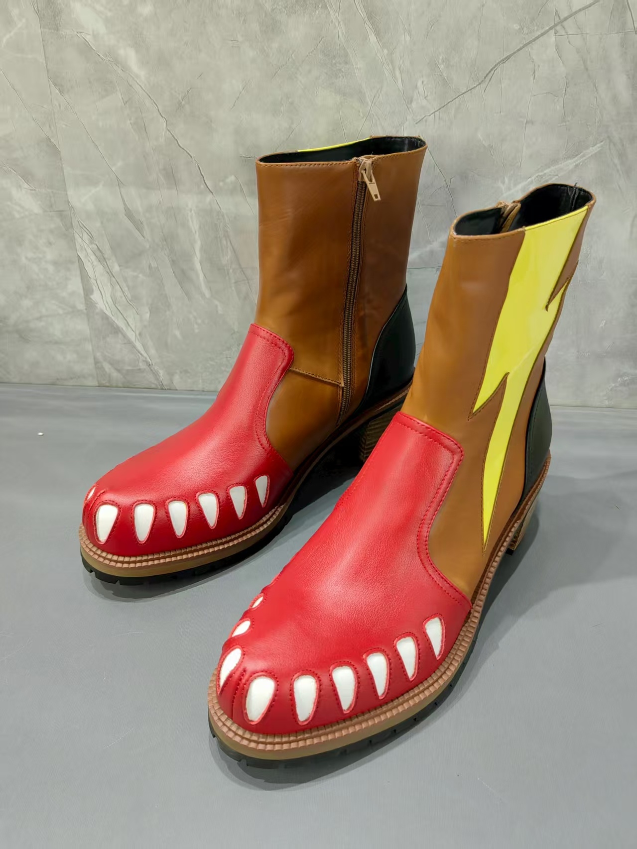 Rock - Inspired Snake Skin Pat - Men Shoes Rebel 评论和价格