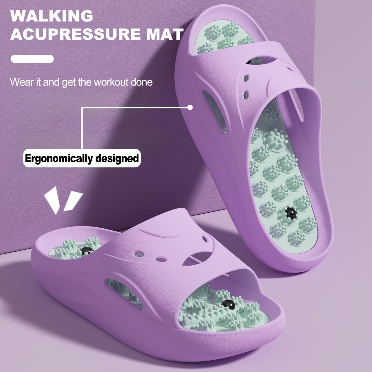 Women Men EVA Massage Slippers - Men'S Shoes Non Slip 评论和价格