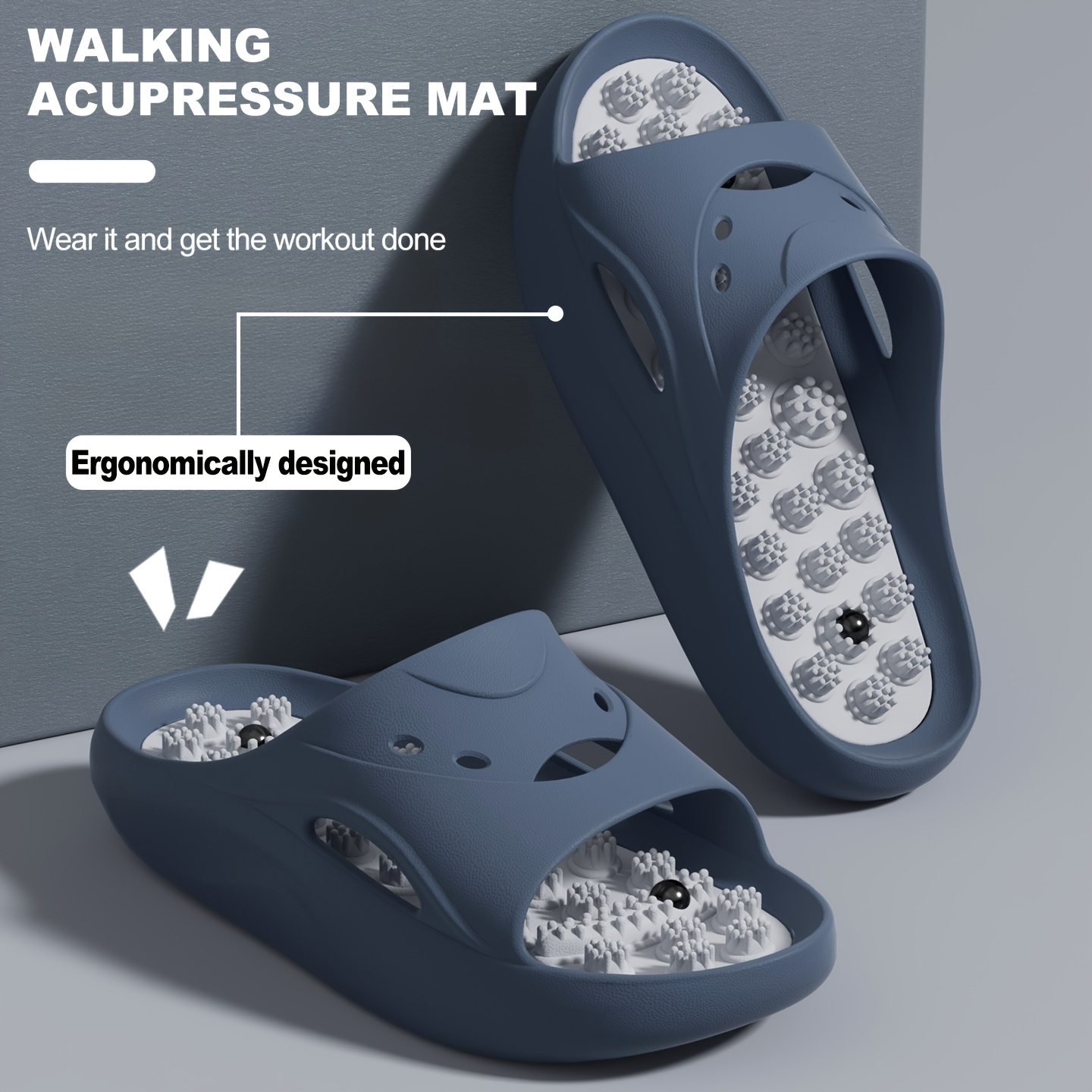 Women Men EVA Massage Slippers - Men'S Shoes Non Slip 评论和价格