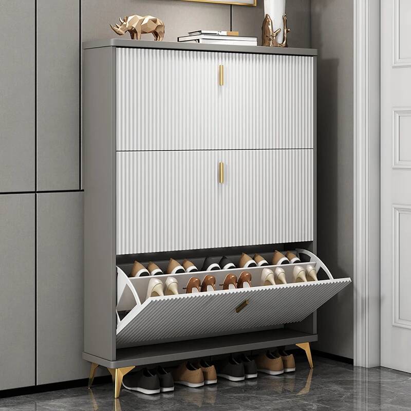 Modern Minimalist Shoe Cabinet - Men Shoes Rack 评论和价格