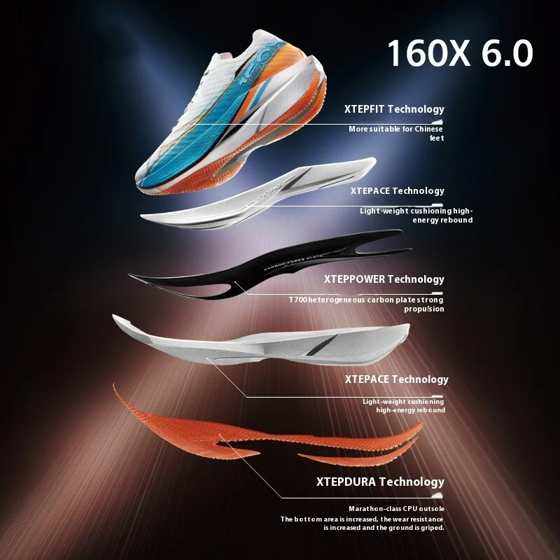 Xtep 160X 6.0 Running Shoes Pr - Men'S Xtep Shoes 评论和价格