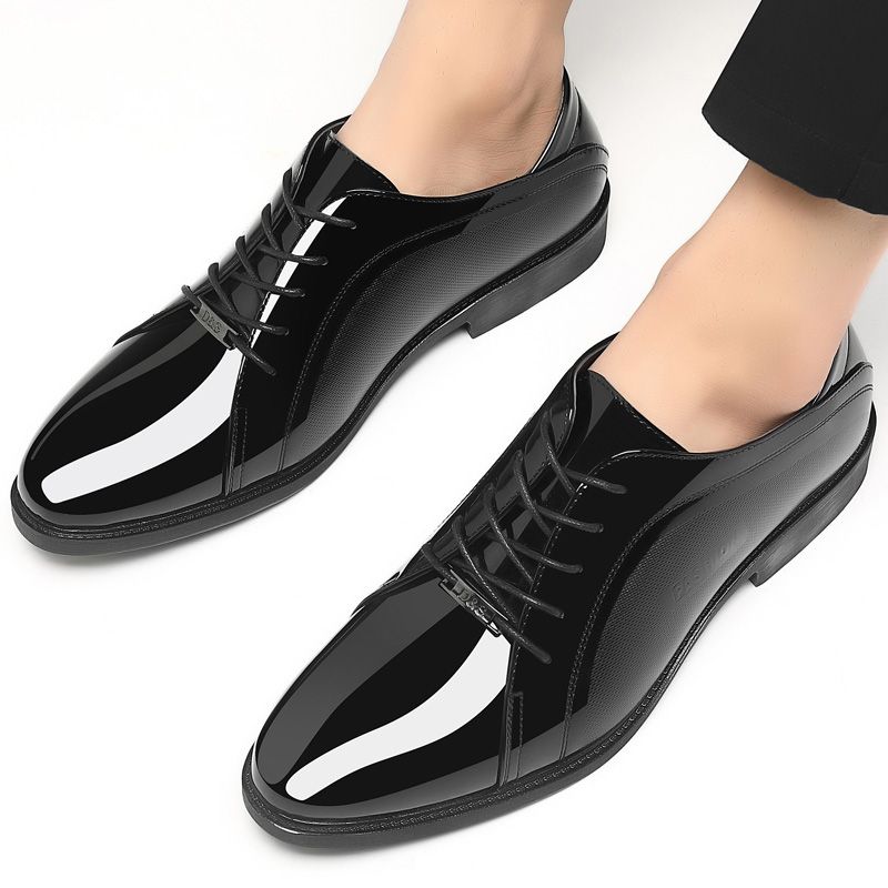 Bright Upper Black Social Shoe - Men Shoes On Clearance 评论和价格