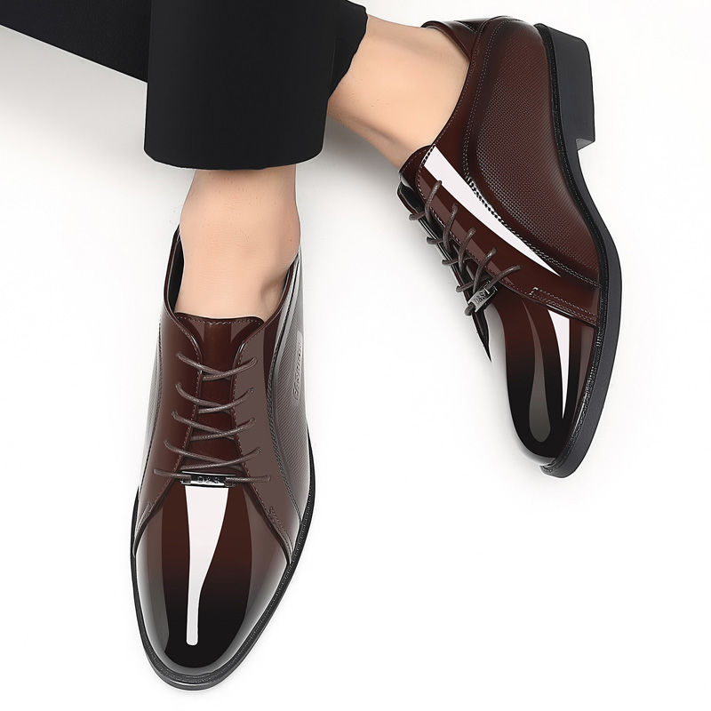 Bright Upper Black Social Shoe - Men Shoes On Clearance 评论和价格
