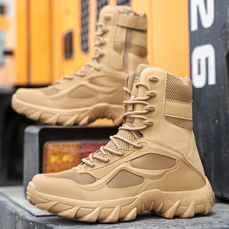 Men Shoes Tactical Boots Speci - Men'S Shoes No Laces 评论和价格