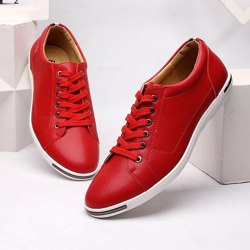 Men Size38-48 Casual Breathabl - Boat Shoe Leather 评论和价格