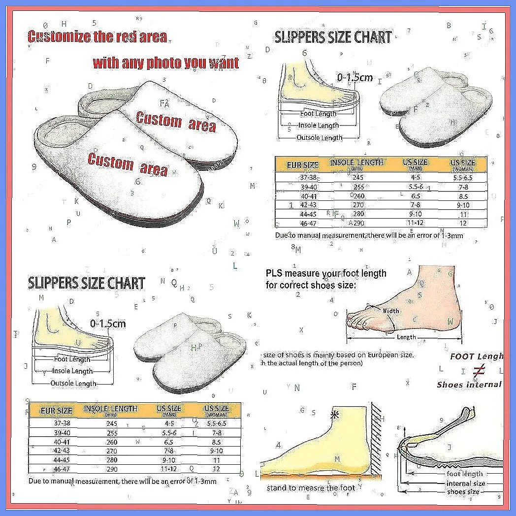 Custom Personalized Slippers f - Men Shoes Name 评论和价格