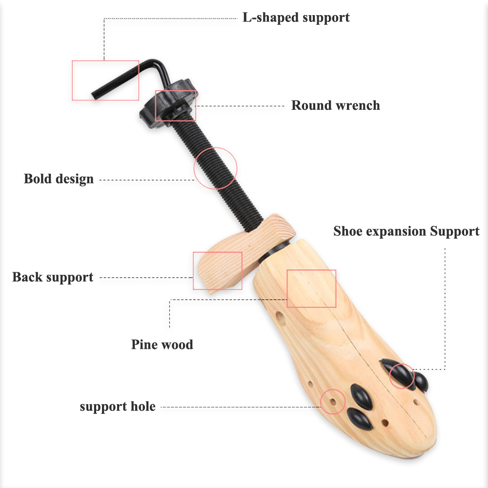 Fits Fixed Shoe Stretcher Wood - Men Shoes Rack 评论和价格