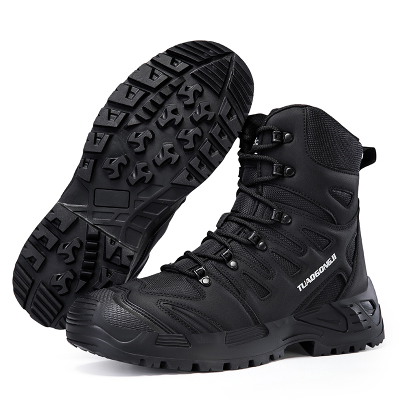 Men's Outdoor Hiking Tactical  - Men'S Shoes No Laces 评论和价格