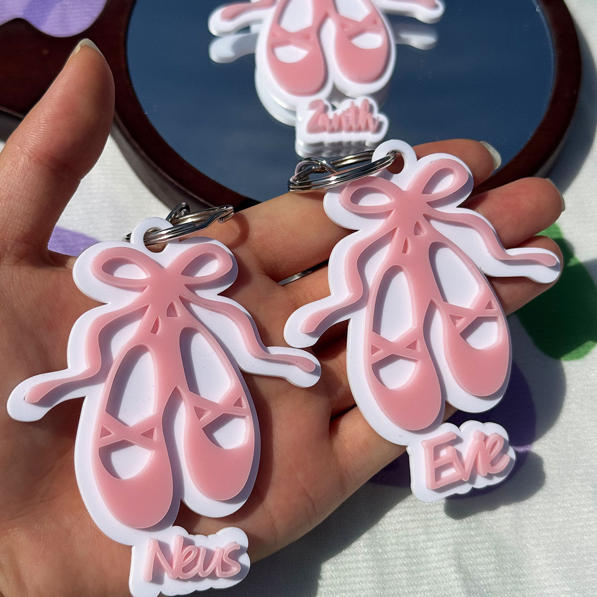 Custom Name Acrylic Keychain P - Men Shoes Name 评论和价格