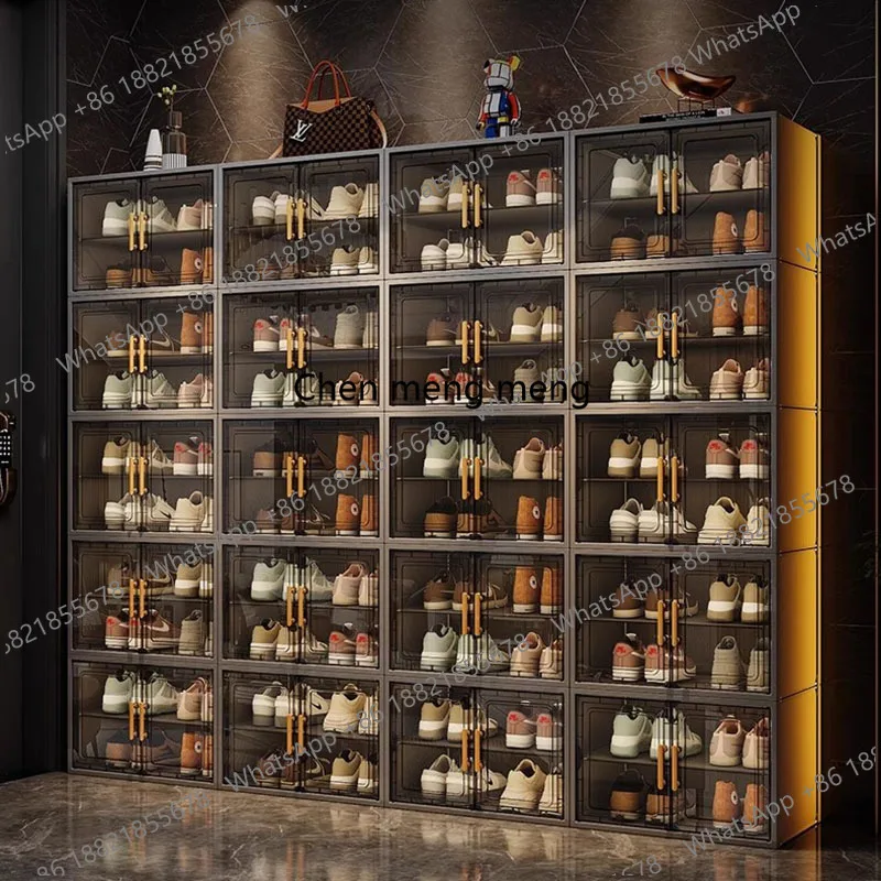 D5556  Men Transparent Shoe Ra - Men Shoes Rack 评论和价格