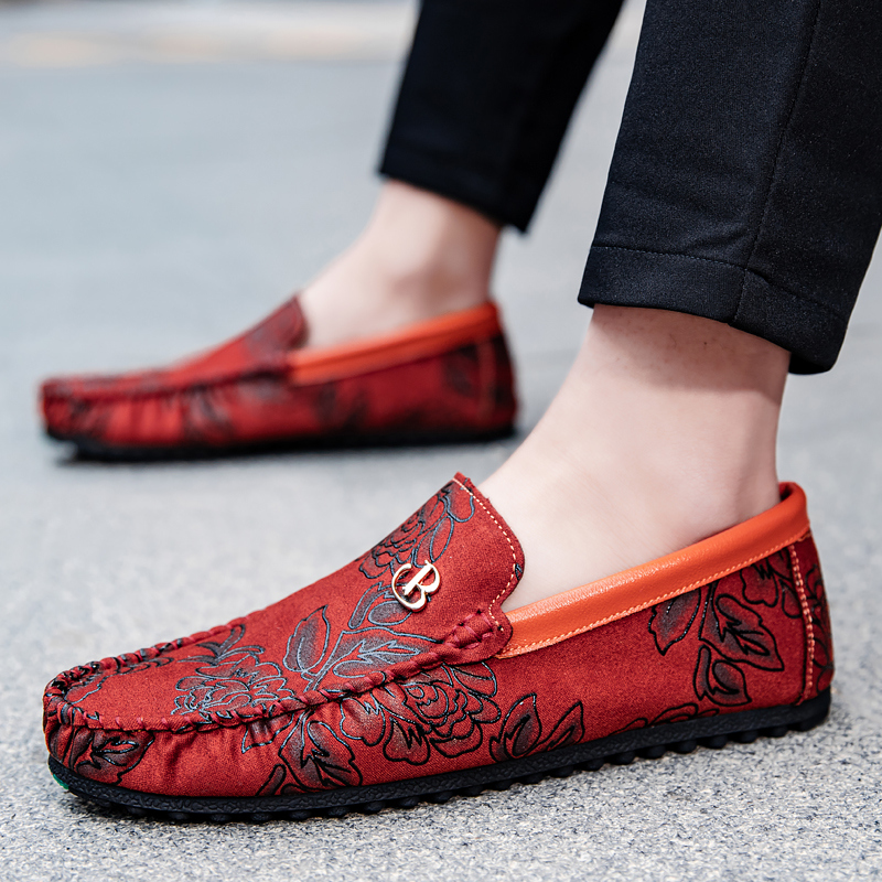 Leisure Leather Loafers Men De - Boat Shoe Leather 评论和价格