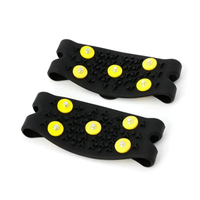 1Pair 5-Stud Snow Ice Claw Cli - Men'S Shoes Grip 评论和价格
