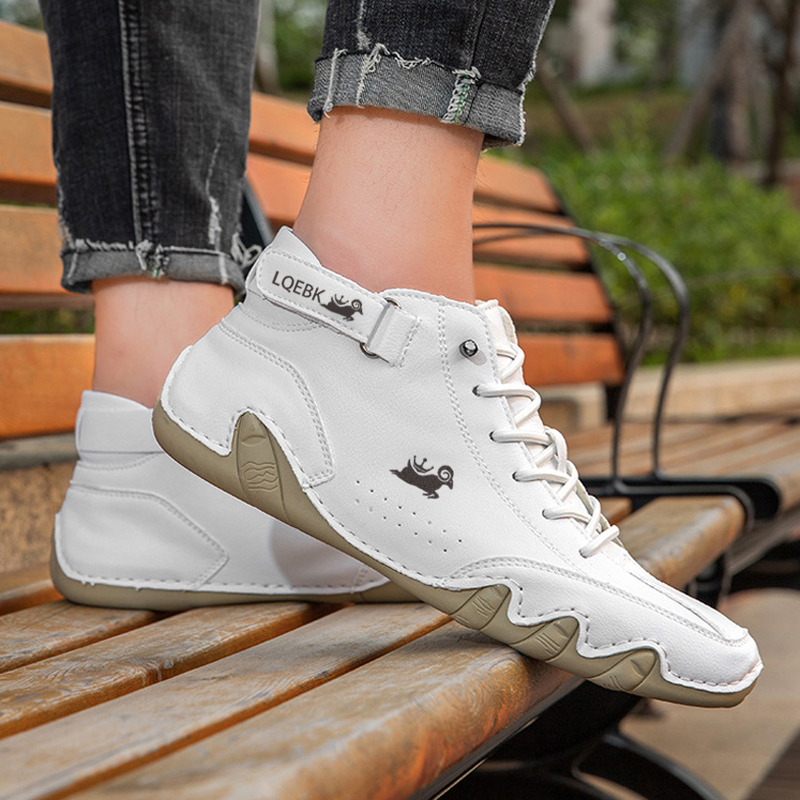 Leather Shoes for Men Casual S - Boat Shoe Leather 评论和价格
