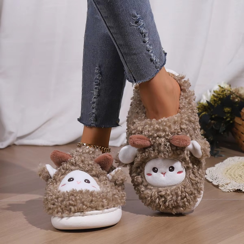 Winter Lovely Little Sheep Sli - Men Shoes Size 评论和价格