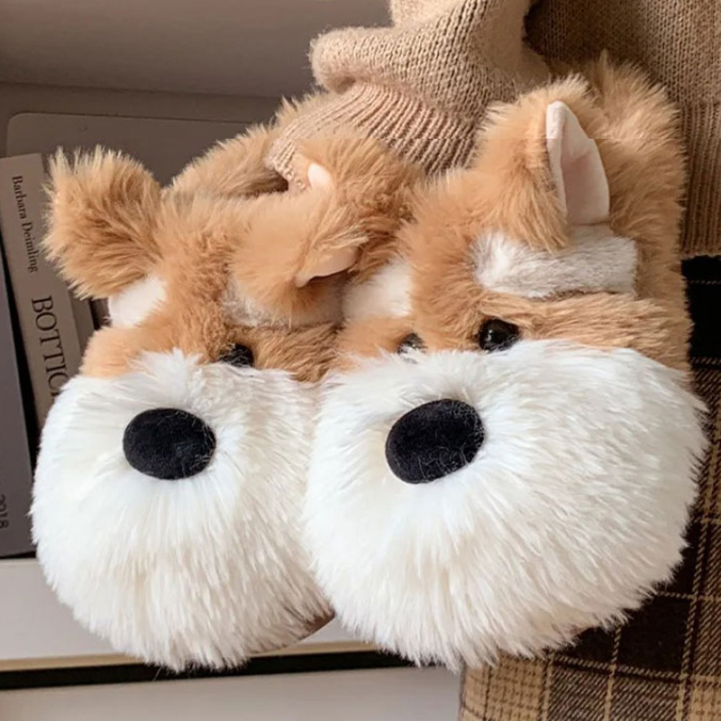 Dog Home Fuzzy Slipper Women P - Men'S Shoes Grip 评论和价格