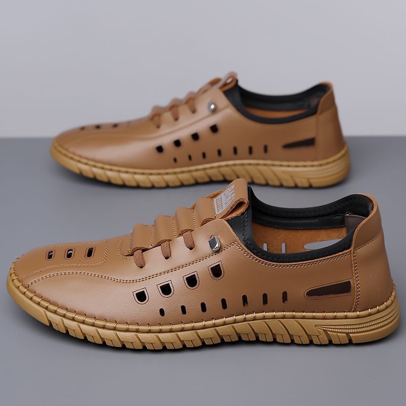2026 Summer Men Casual Leather - Boat Shoe Leather 评论和价格