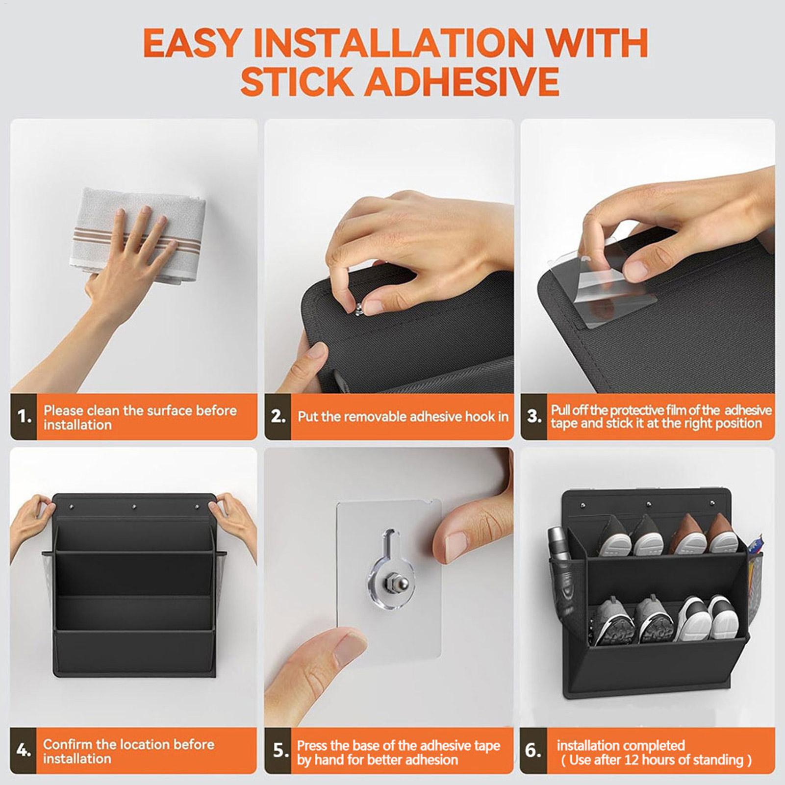 Shoe Storage with Adhesive Tap - Men Shoes Rack 评论和价格