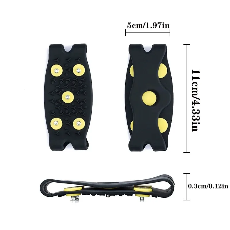 5/1 Pair 5 Stud Anti Slip Ice  - Men'S Shoes Grip 评论和价格