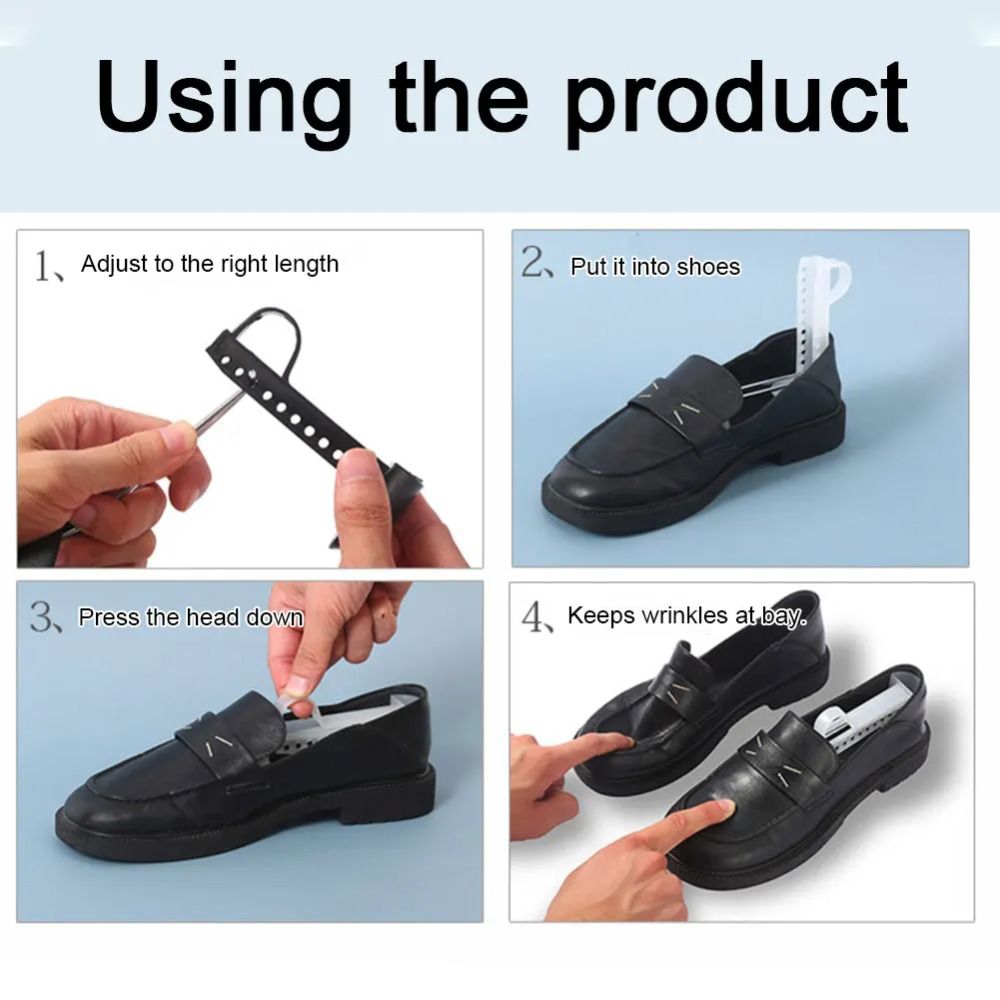 1 Pair New Plastic Shoe Stretc - Men Shoes Rack 评论和价格