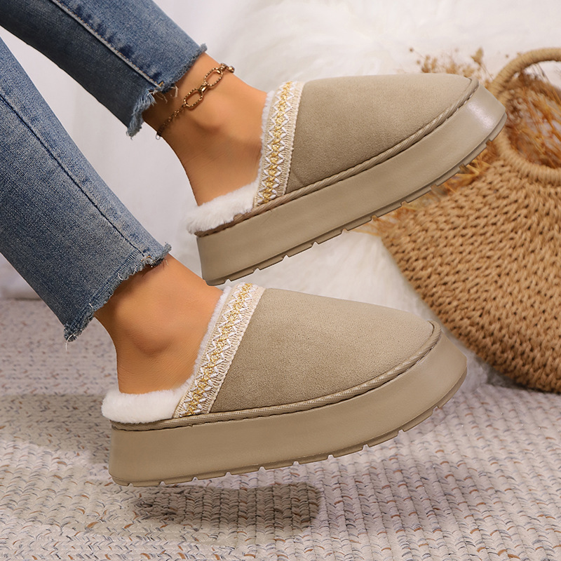 Home Slipper Women Winter Warm - Men'S Shoes Grip 评论和价格